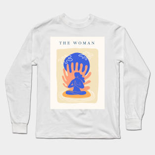 The Woman, Matisse Art Style Long Sleeve T-Shirt